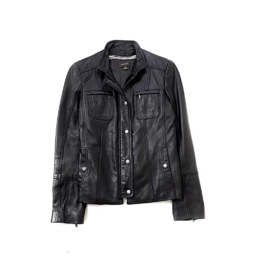 Danier Black Leather Jacket